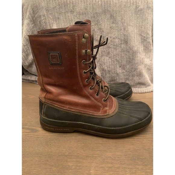 Sperry Top Sider Men’s 11 Brown Leather Waterproof Duck Boot main image 8